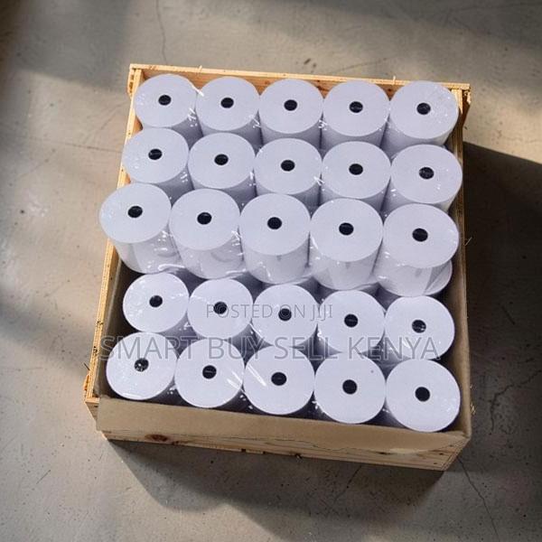 Value Pack 50 Pieces 80mm by 80mm by 13mm Thermal Paper Rolls