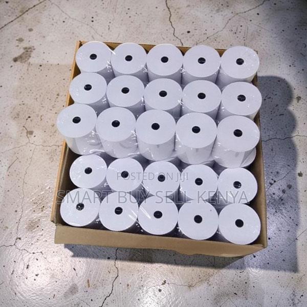 Shop Use 50 Pieces 80mm by 80mm by 13mm Thermal Paper Rolls