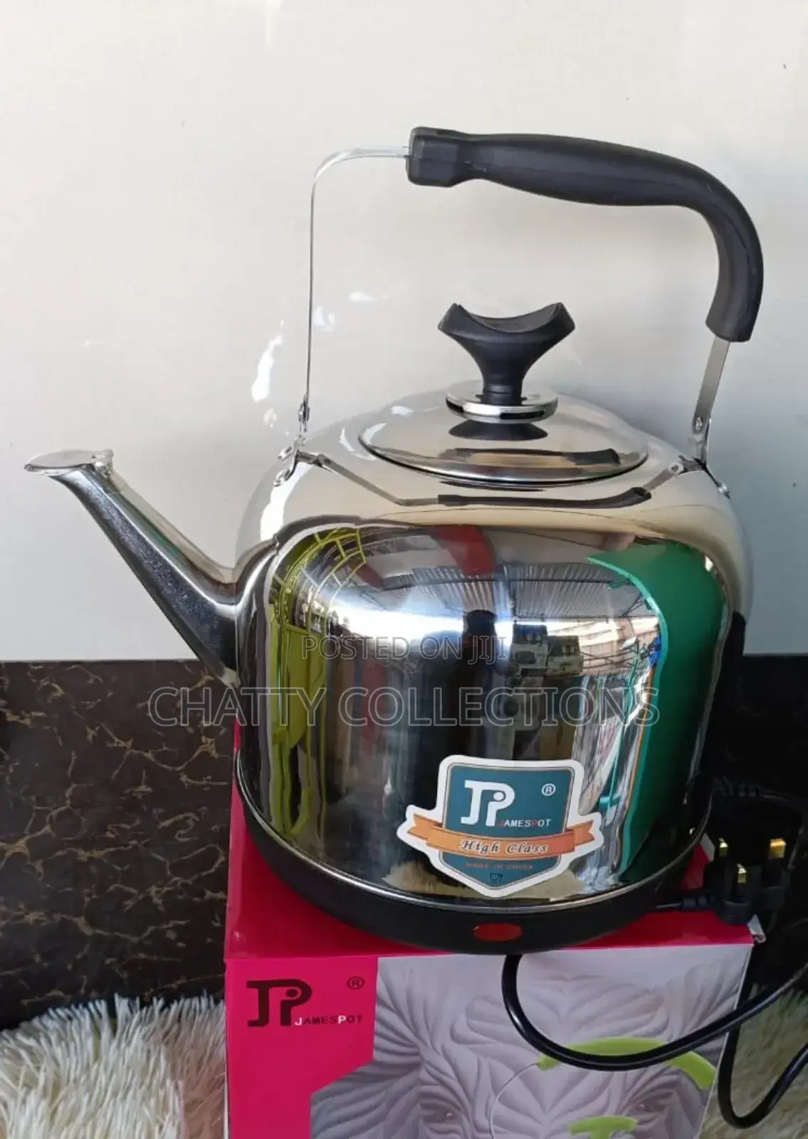 Jp Stainless Steel Beep Electric Kettle