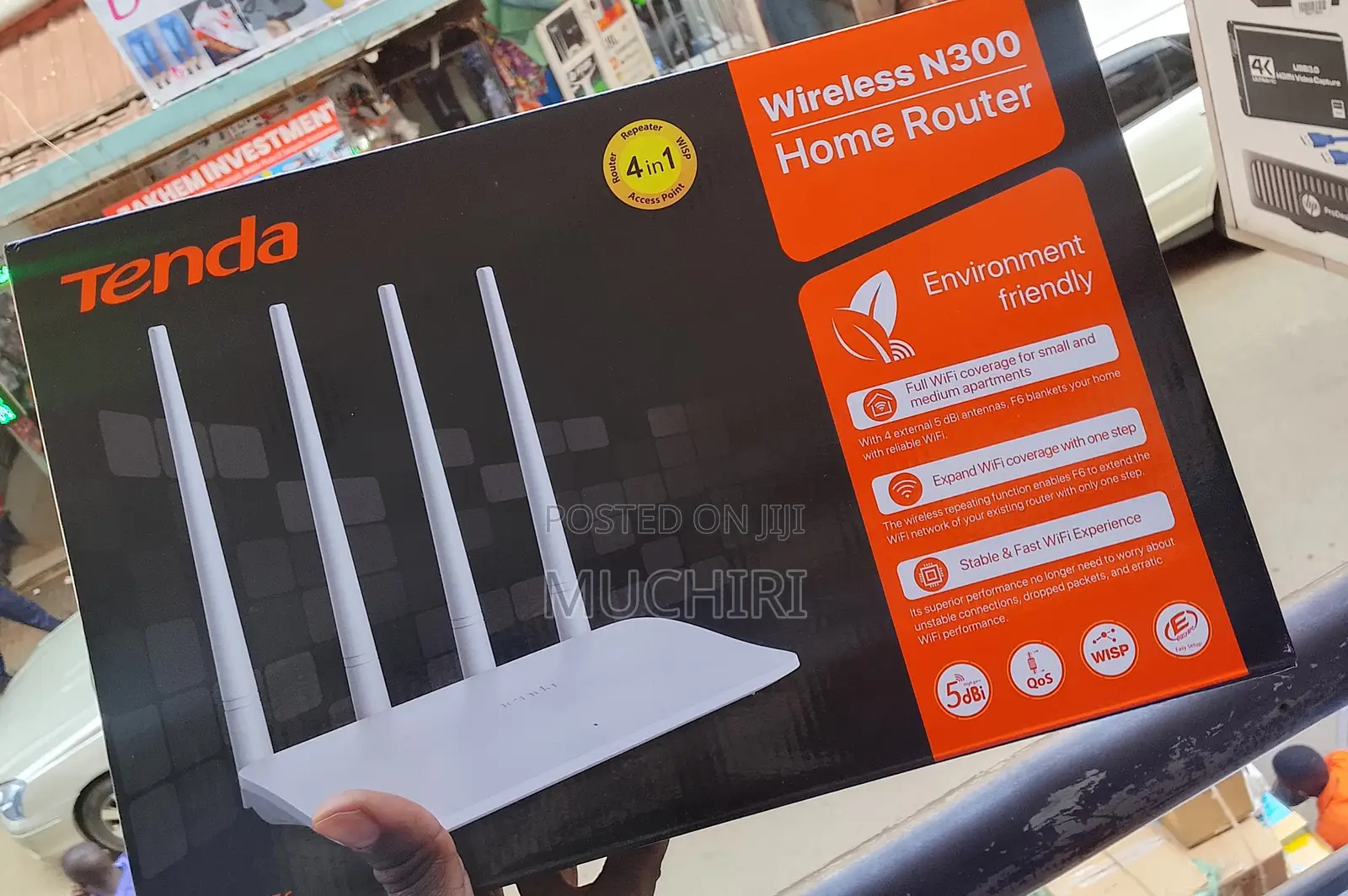 Tenda F6 Router 4 Antennae// Tenda F6 Router