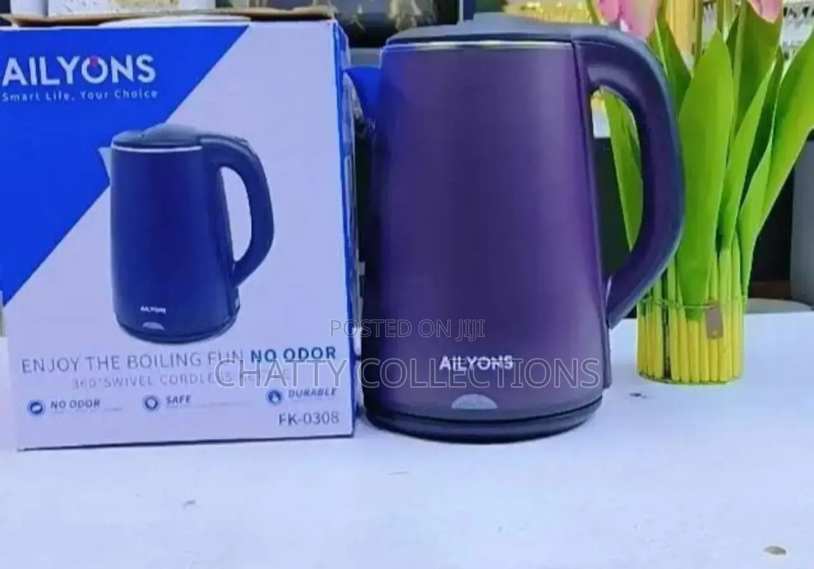 Dark Purple Ailyons 2.2ltr Electric Kettle