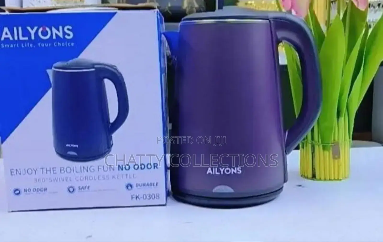Dark Purple Ailyons 2.2ltr Electric Kettle