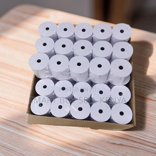 Retail Pack 50 Pieces 80mm by 80mm by 13mm Thermal Paper Rolls