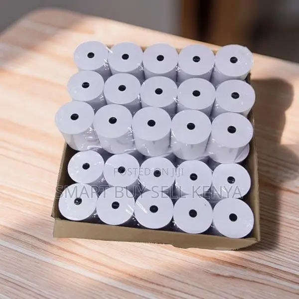 Retail Pack 50 Pieces 80mm by 80mm by 13mm Thermal Paper Rolls