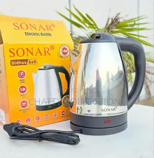 1.8 LTRS Stainless Steel Sonar Electric Kettle*