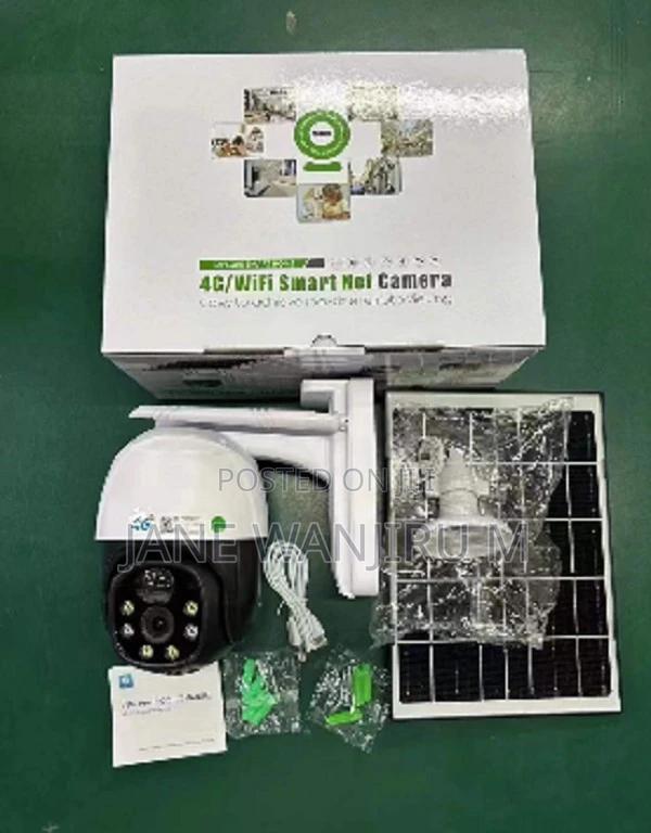 New V380 Single Lens 4g Solar PTZ Camera Home Security