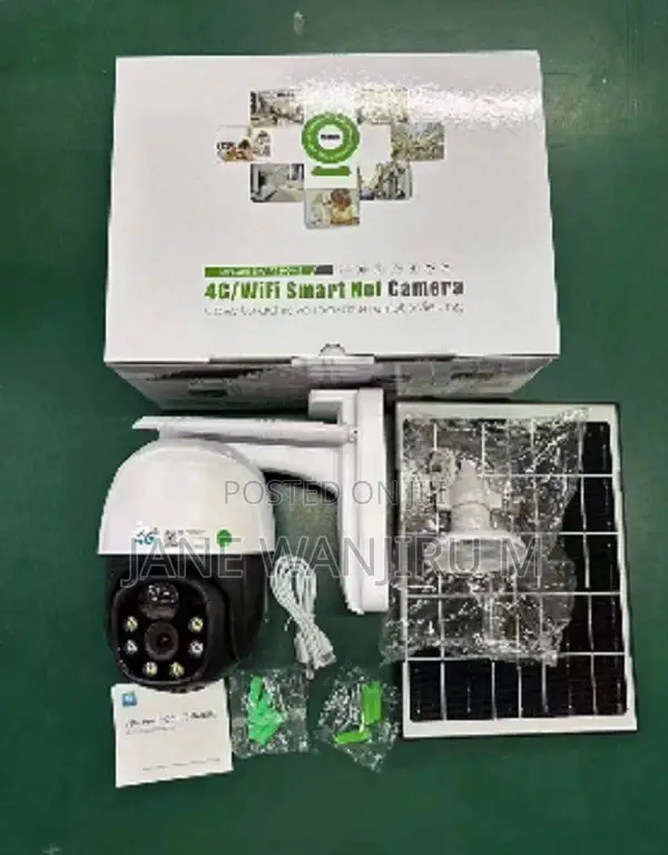 New V380 Single Lens 4g Solar PTZ Camera Home Security