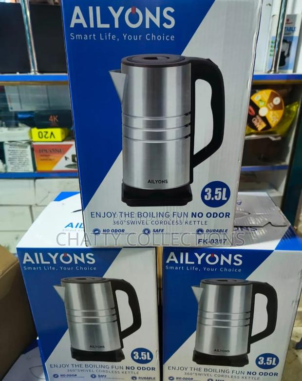 3.5 LTRS Ailyons Stainless Steel Electric Kettle - thumbnail 2