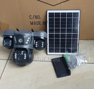 V380 Triple-Lens Solar-Powered PTZ 4g Solar Powered Triple Lens PTZ