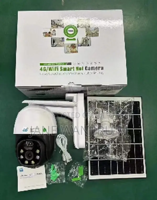 Quality V380 Single Lens 4g Solar PTZ Security Camera-3mp