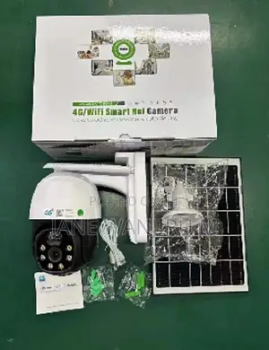 New V380 Single Lens 4g Solar Camera 360 Degree Rotation