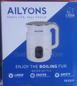 Ailyons White Kettle With Warranty