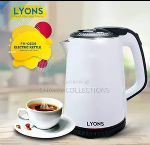 Ailyons White Plastic Kettle 1.8 Litres