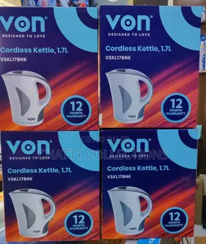 White 1.7 LTRS Von Cordless Kettle