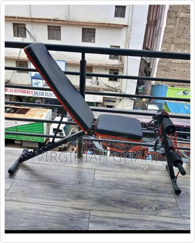 Black Gym Bench - main view