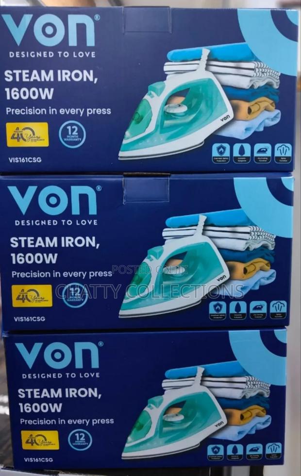 Von Vis161csg Steam Iron -1600w - thumbnail 3
