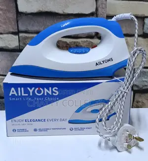 Ailyons Electric Dry Iron Box White Blue Pc