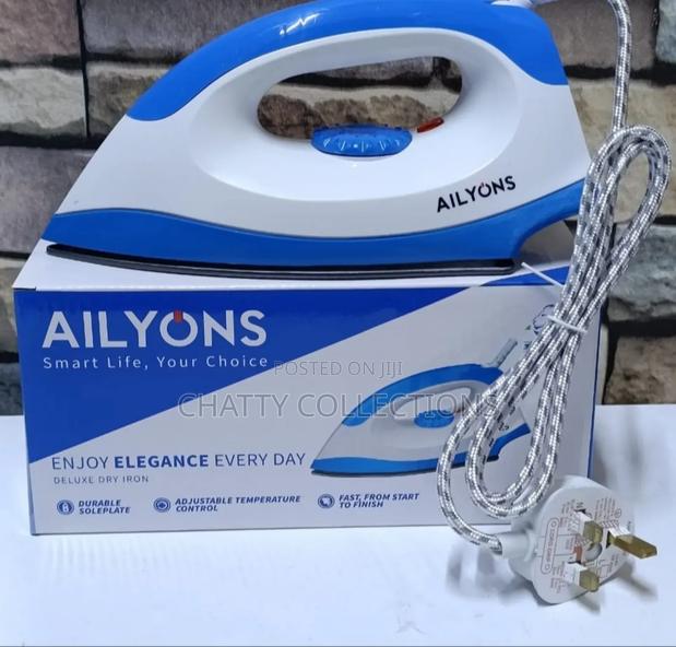 Ailyons Electric Dry Iron Box White Blue Pc - thumbnail 2