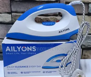 Ailyons Electric Dry Iron Box White Blue Pc