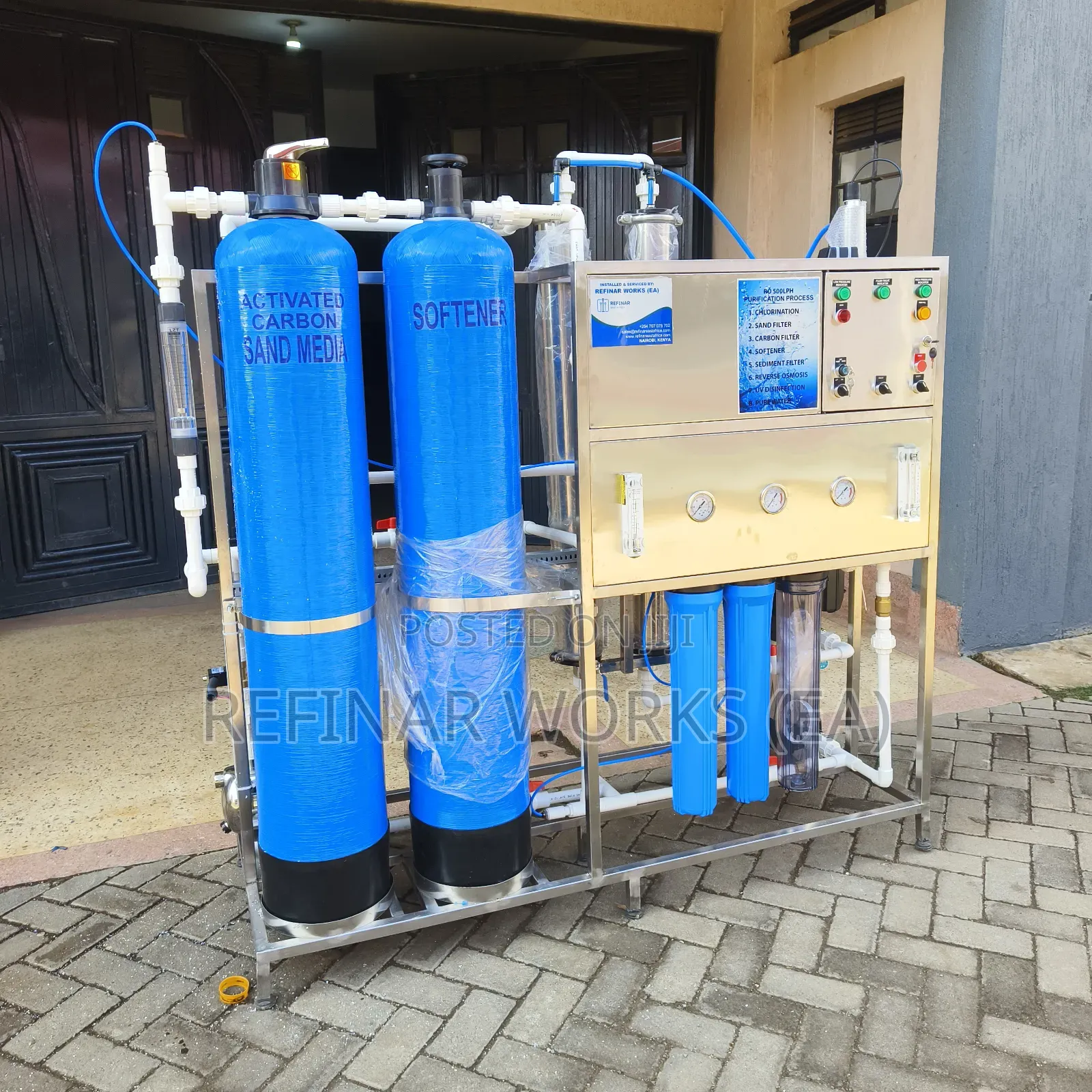 Turn Salty Borehole Water Clean Reverse Osmosis Water Purifier System