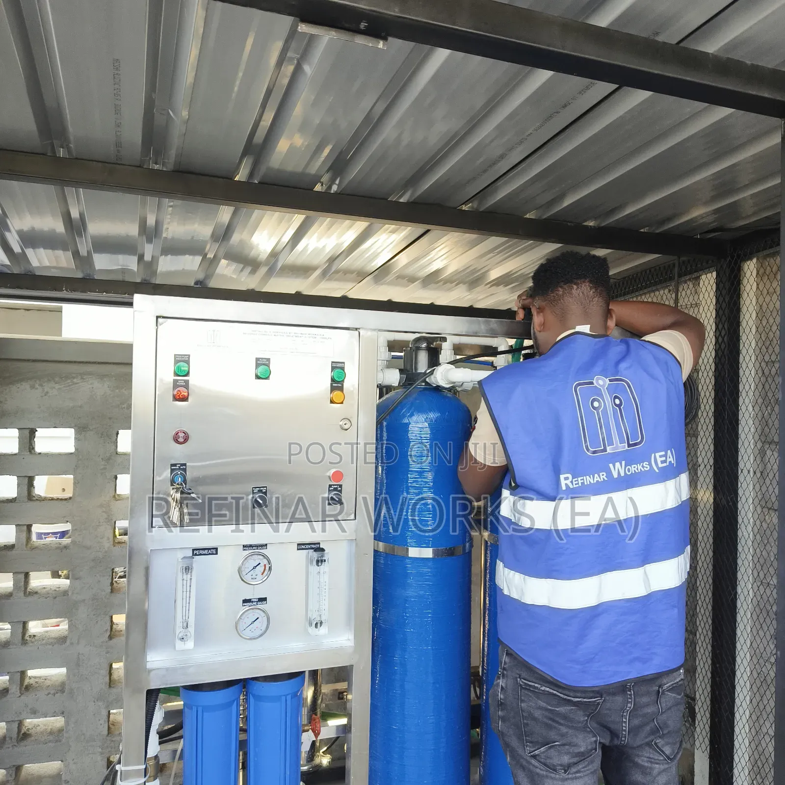 Turn Salty Borehole Water Clean Reverse Osmosis Water Purifier System
