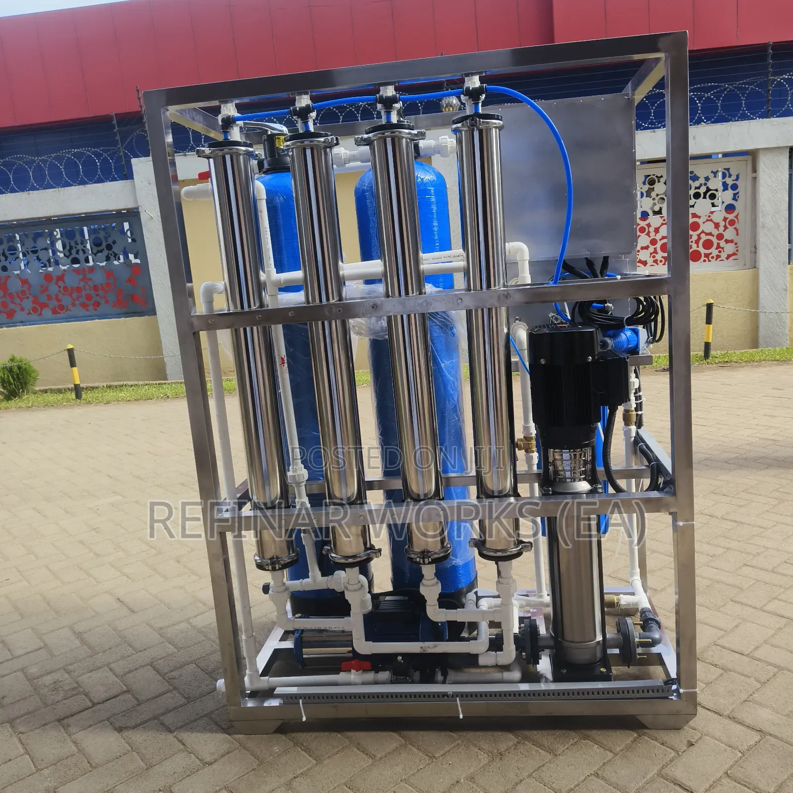 Turn Salty Borehole Water Clean Reverse Osmosis Water Purifier System