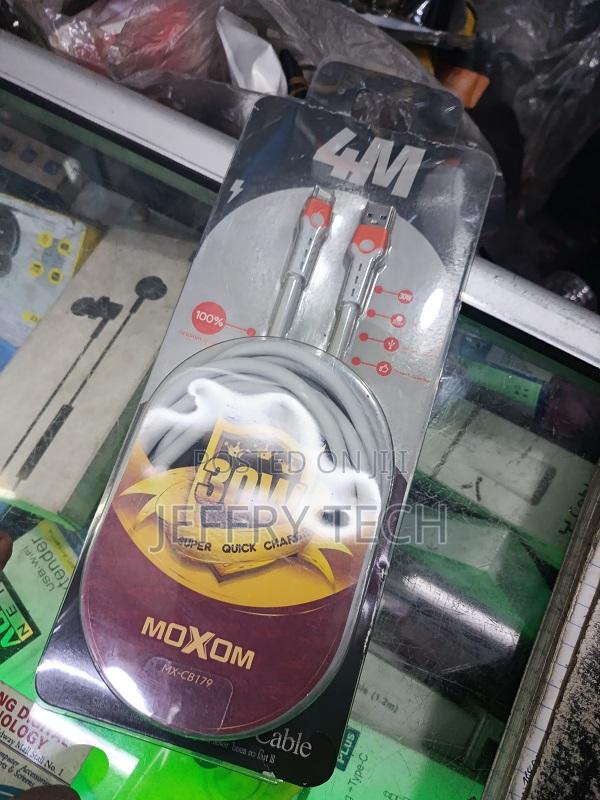 Moxom Lightning 30w Fast Charging Data Cable 4-Meter - main view