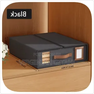 *Stackable Fabric Closet Storage Organizer Box