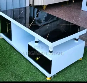Coffee Table With Glass/Marble Topping