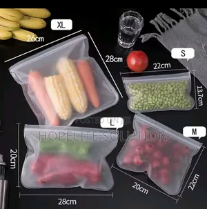 Reusable Food Grade Silicone Zip Lock Bags