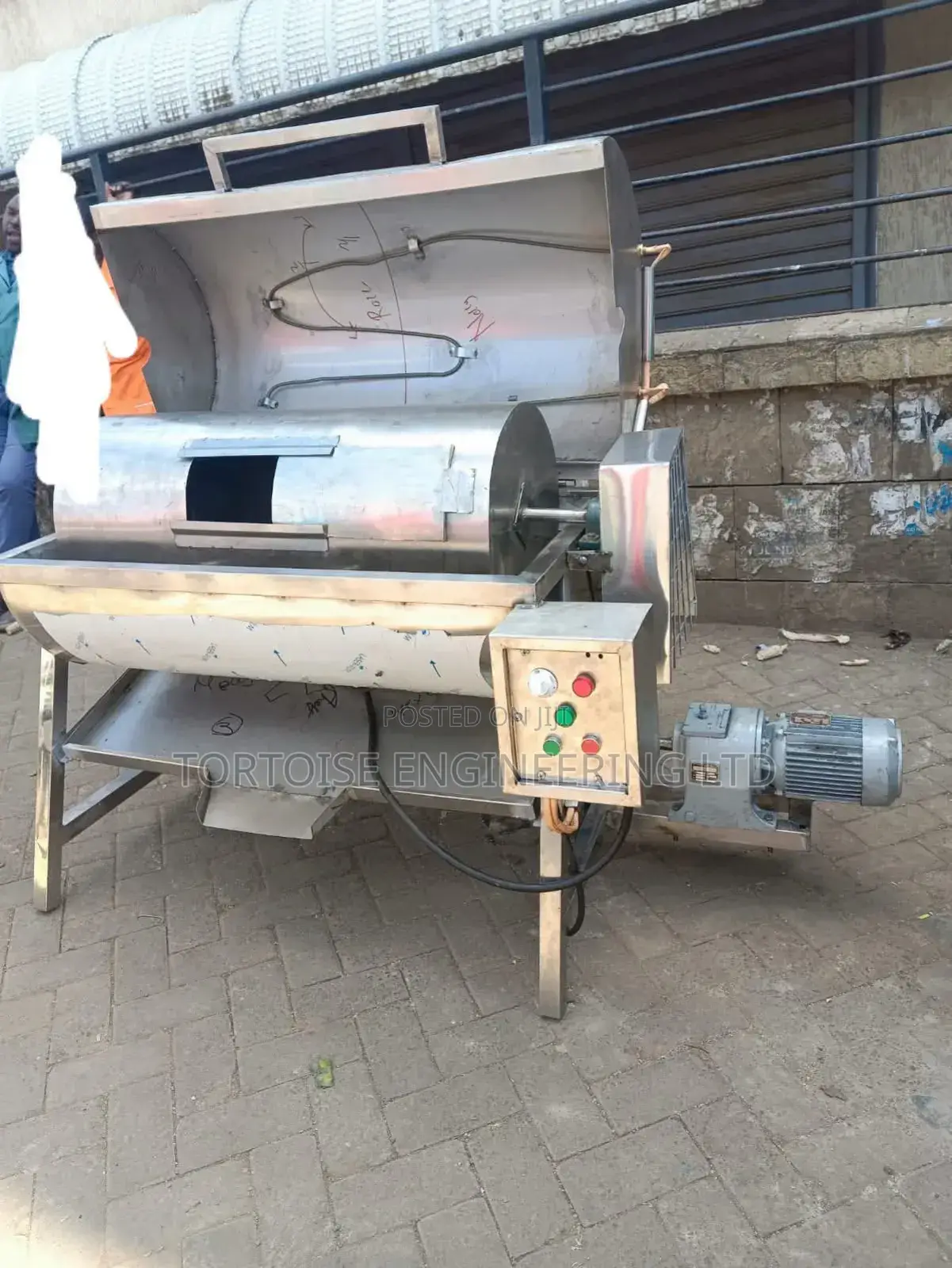 Electric Peanut Roaster Machine Capacity 25kgs