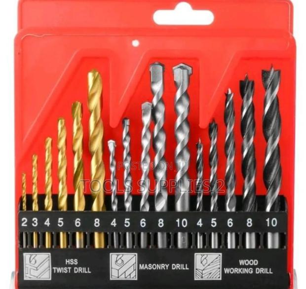 16 PCS Drill Bits Set