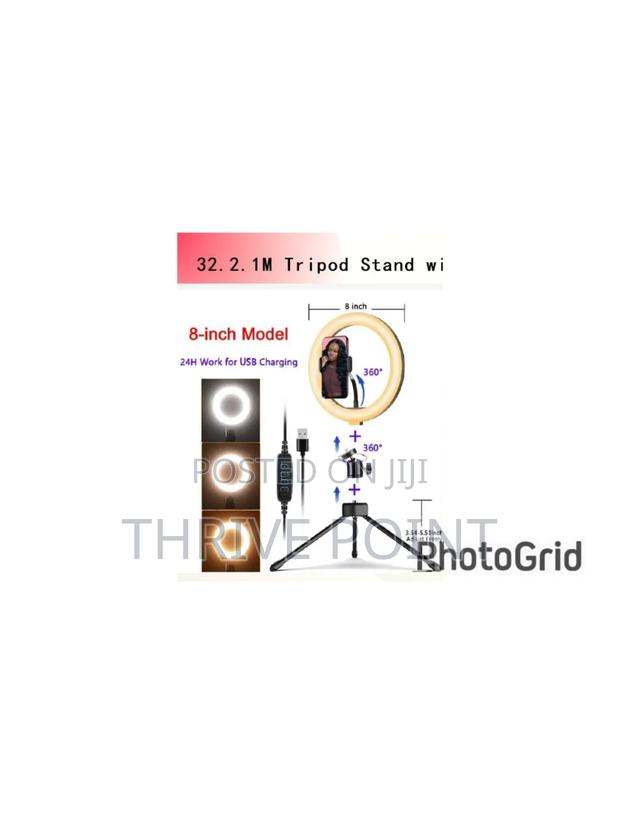 8 Inches Tripod Stand Ringlight - main view