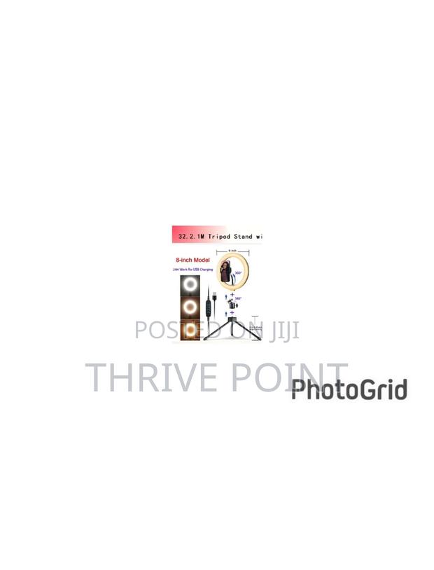 8 Inches Tripod Stand Ringlight - thumbnail 2