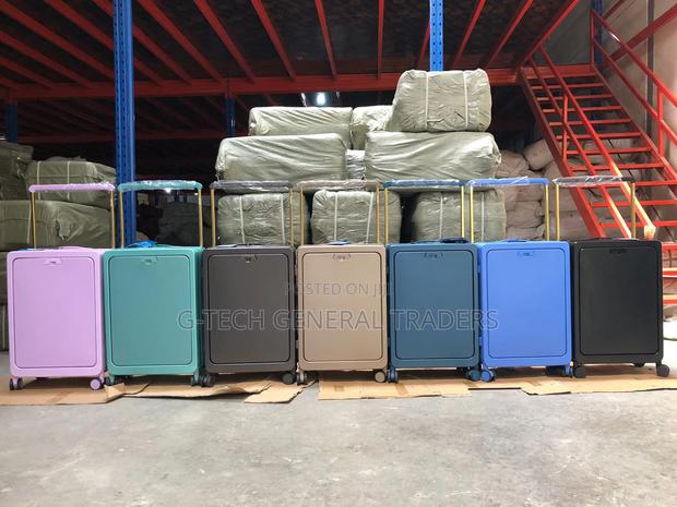 2 Piece Modern Hard Shell Sleek Travel Suitcase - main view