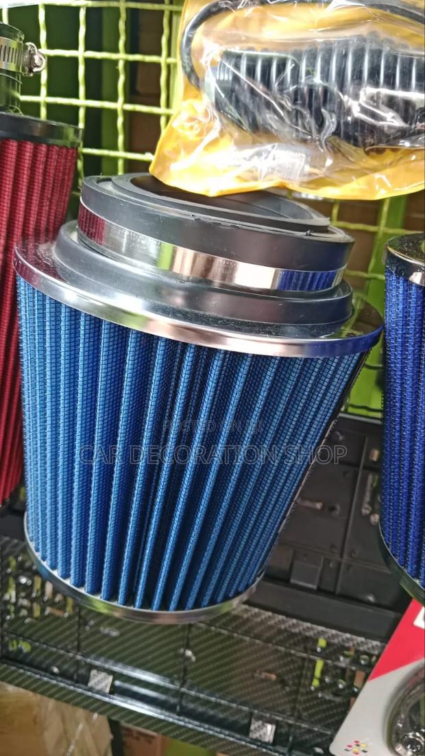 Universal Car Air Filter Head Air Cleaner 3_3.5_4"