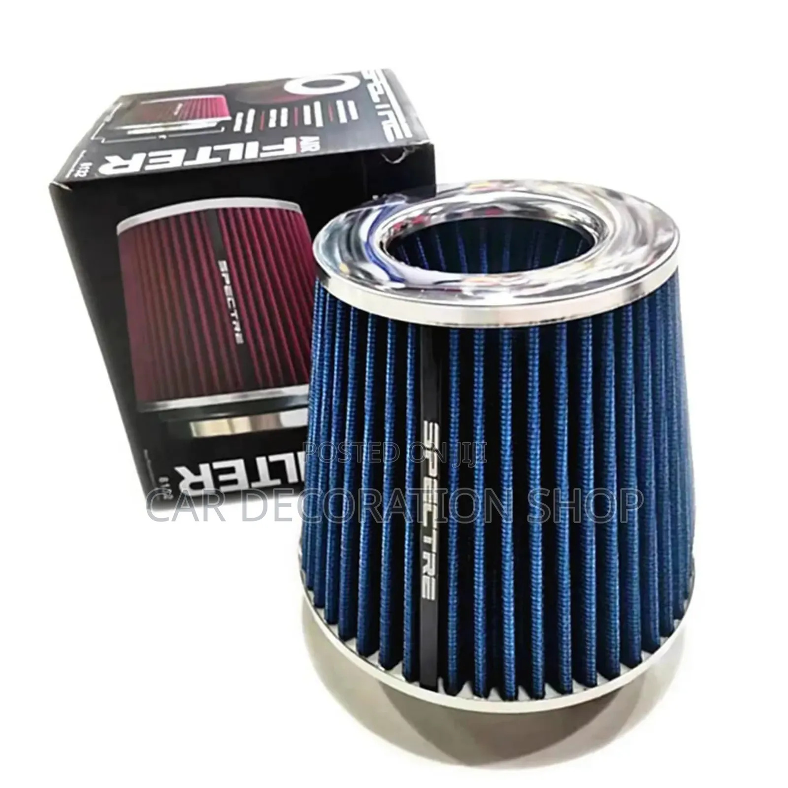 Universal High Flow Inlet Cold Cone Air Filter 3_4"