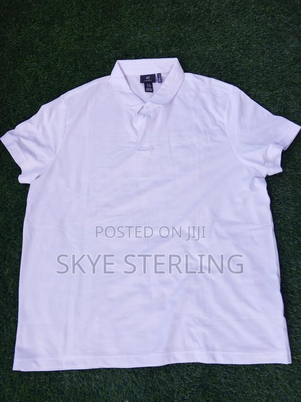 White H M Polo Shirt - thumbnail 2