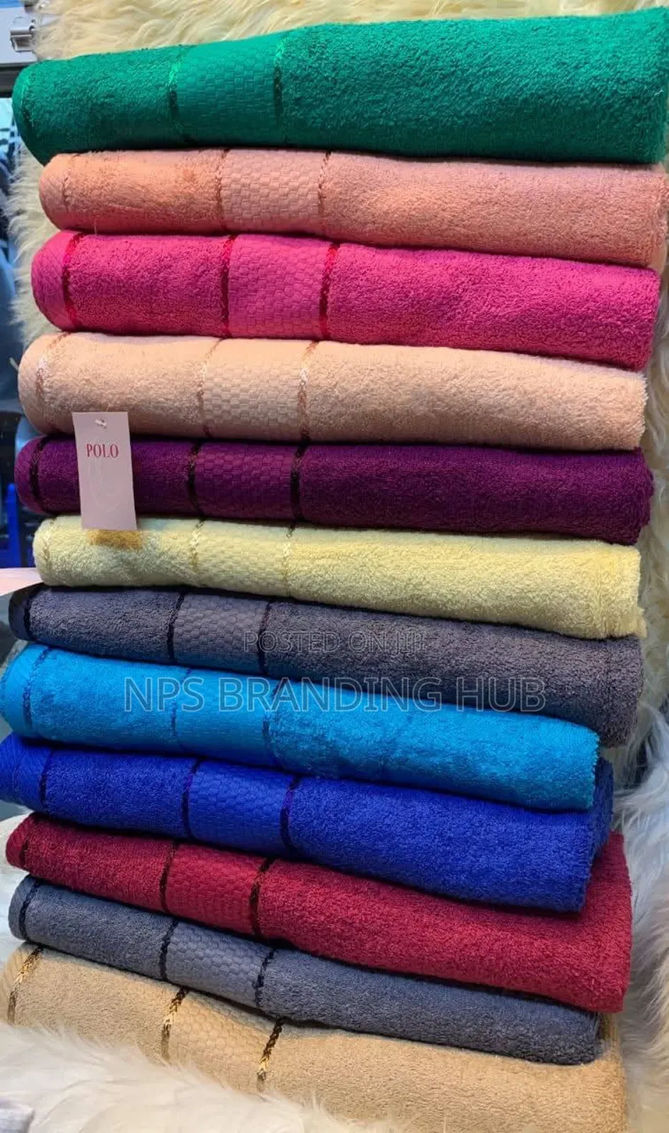Cotton Polo Luxury Towels Size:100*150 Cm SNG