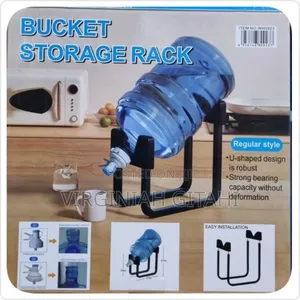 Water Dispenser Bucket Storage Rack + Tap Cork