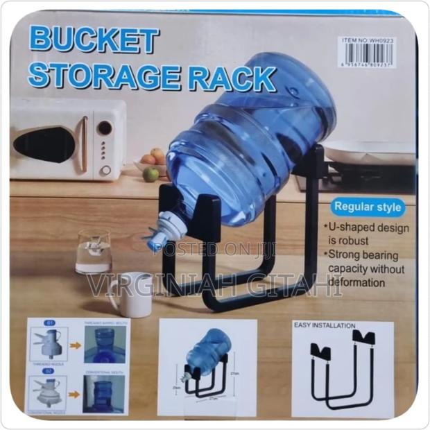 Water Dispenser Bucket Storage Rack + Tap Cork