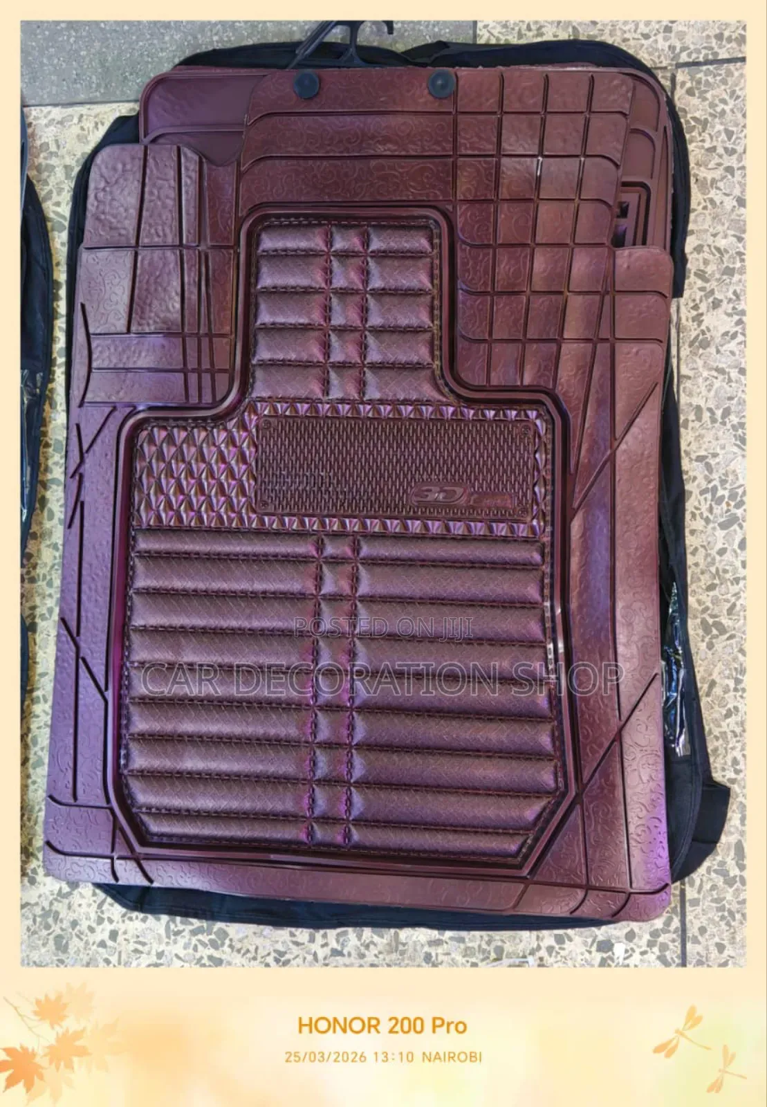 Chocolate 5pc Mats for Suv ,4x4 Vehicle