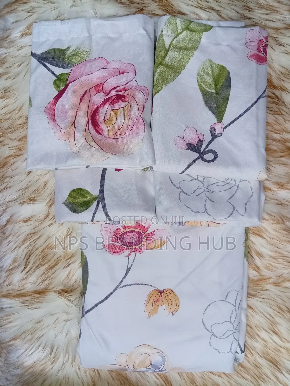 6pcs Set Cotton Bedsheets Without Elastic Edges 
Size 5/6, 6*6,6*7sng