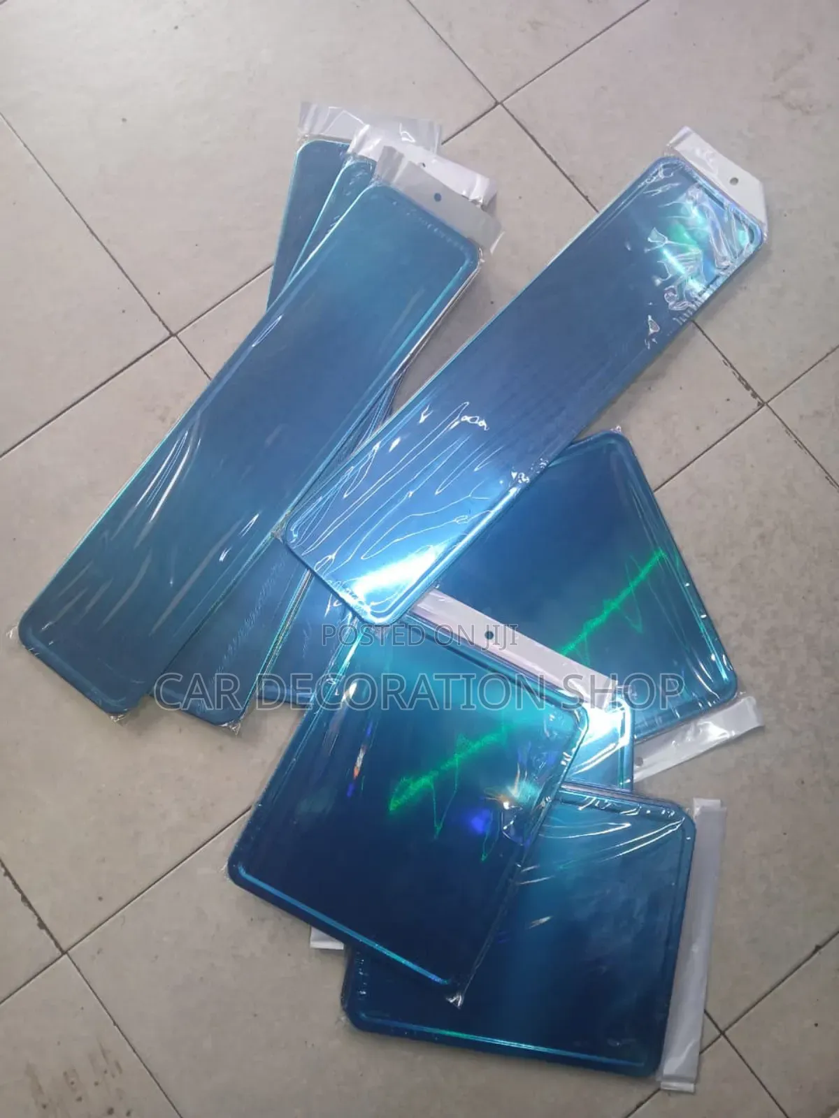 Metallic Chrome Universal Licenced Plates Holders