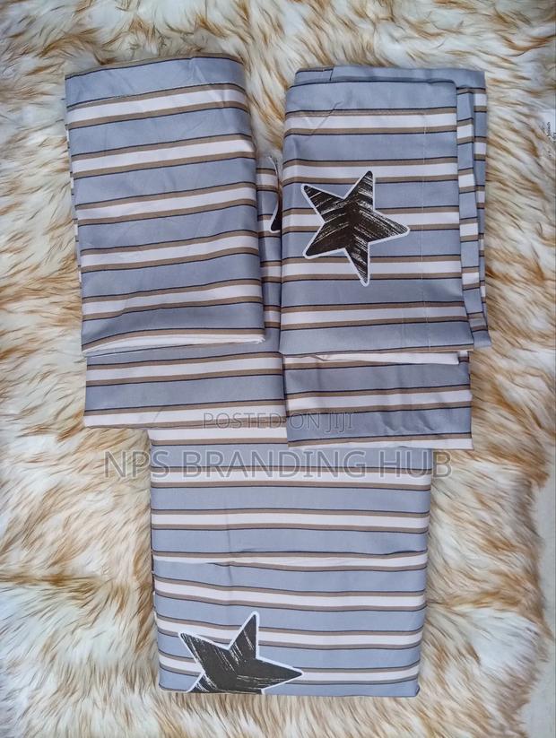 6pcs Set Cotton Bedsheets Without Elastic Edges 
Size 5/6, 6*6,6*7sng - thumbnail 6