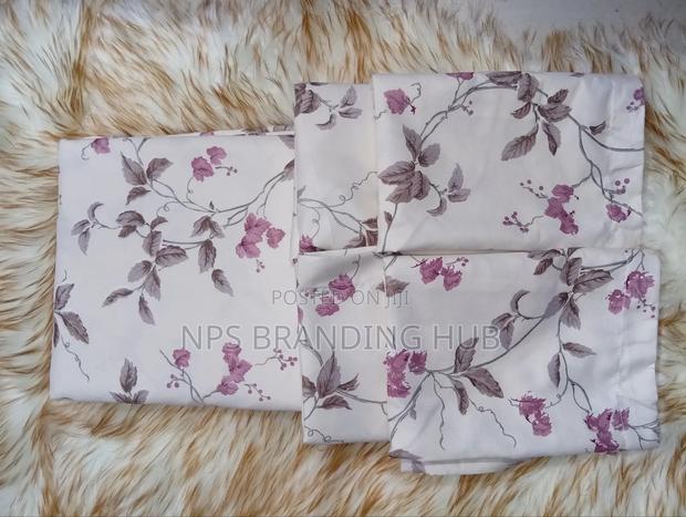 6pcs Set Cotton Bedsheets Without Elastic Edges 
Size 5/6, 6*6,6*7sng - thumbnail 7