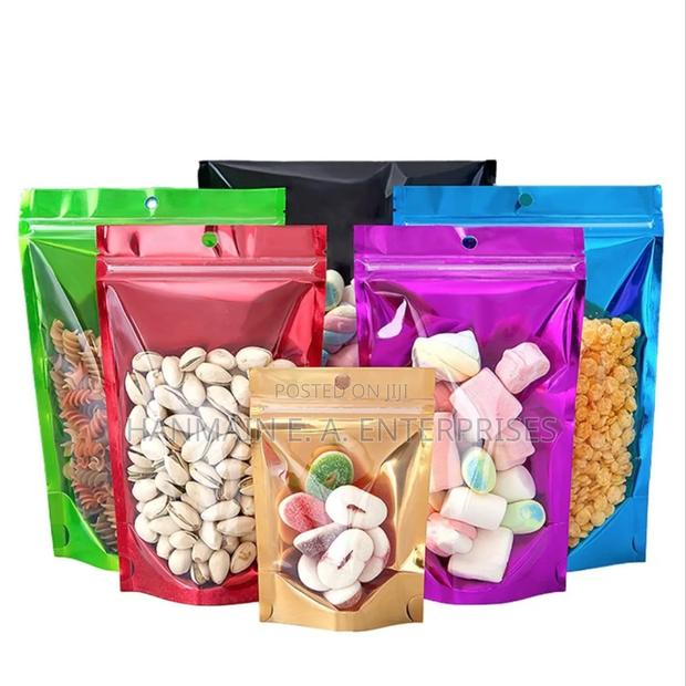 Transparent Front Window Ziplock Mylar Bags. - thumbnail 2