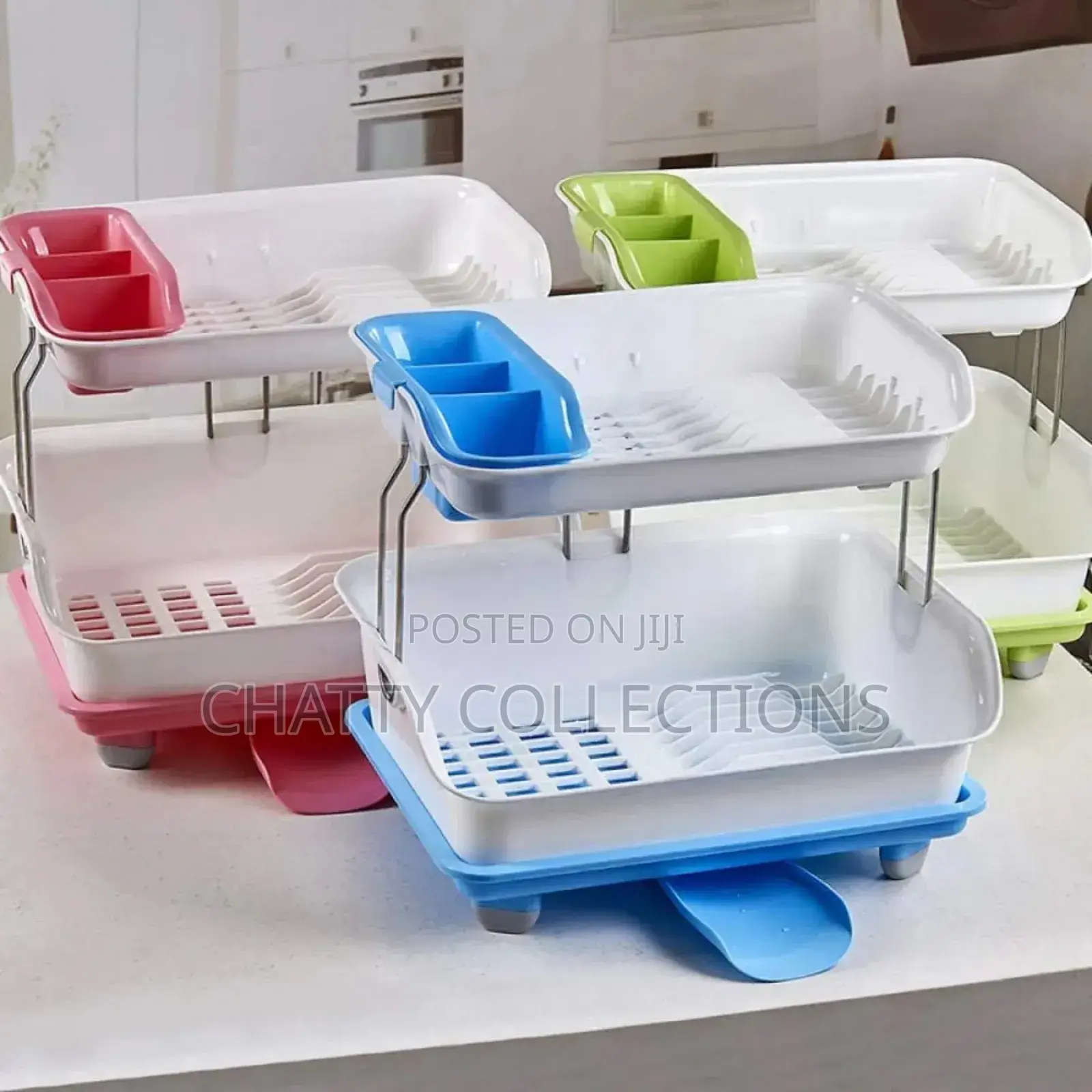 Plastic Classy 2 Layer Classy Dish Drainer