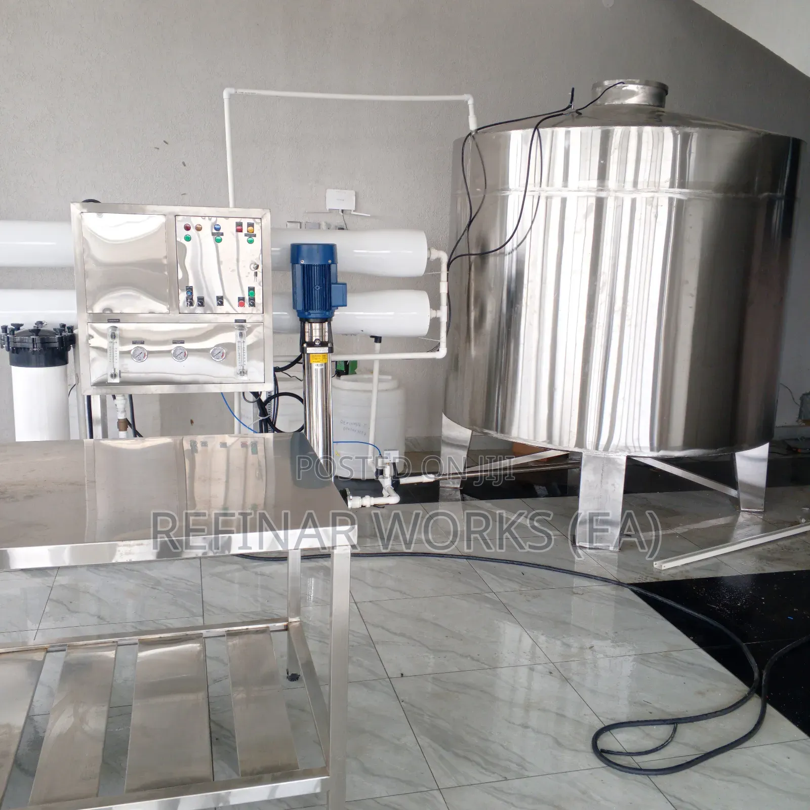 High-Capacity Ro Water Treatment Systems (2000lph, 3000lph, 5000lph)
