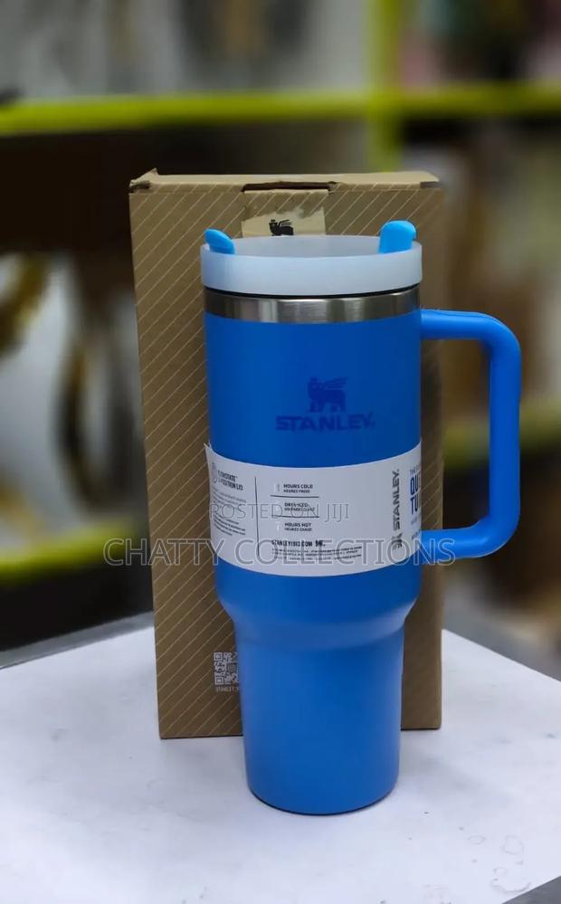 1.2ltrs Blue Plain Insulated Stanley Mugs - thumbnail 2